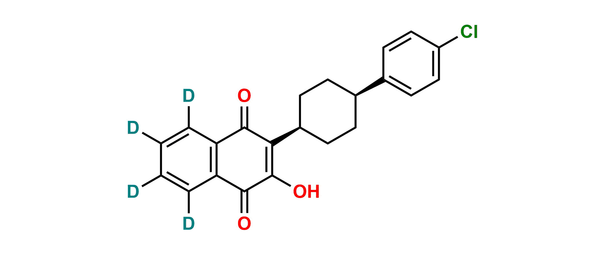 cis-Atovaquone-d4 (Atovaquone EP Impurity B-d4)